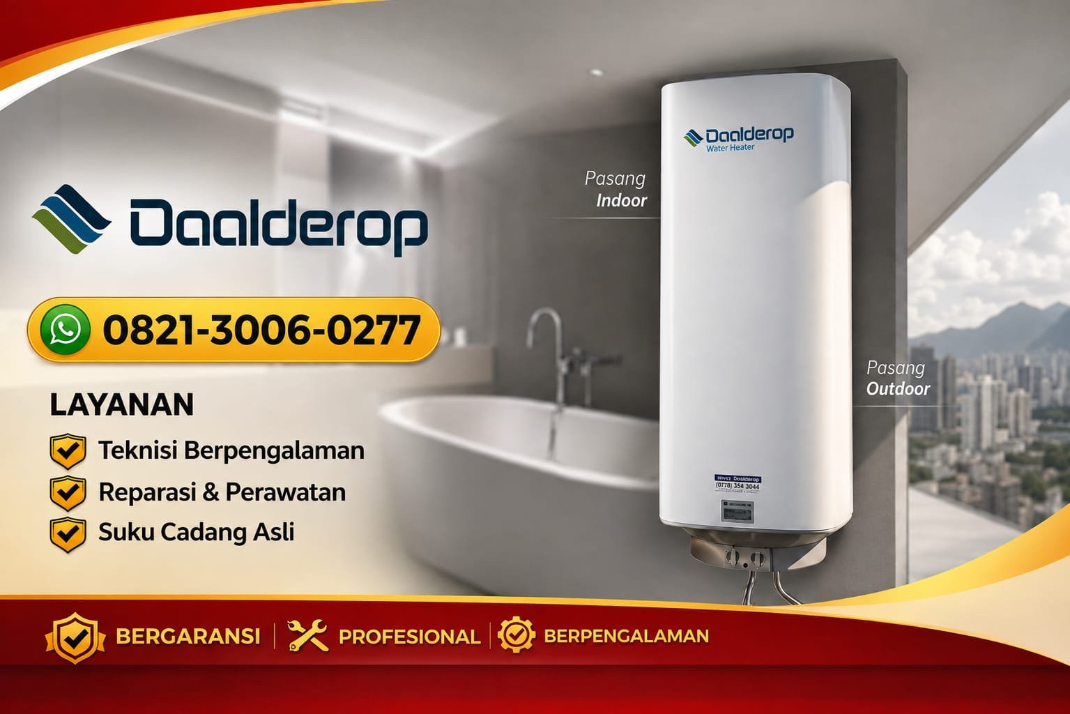 Service Center Daalderop 082130060277 | Teknisi Profesional